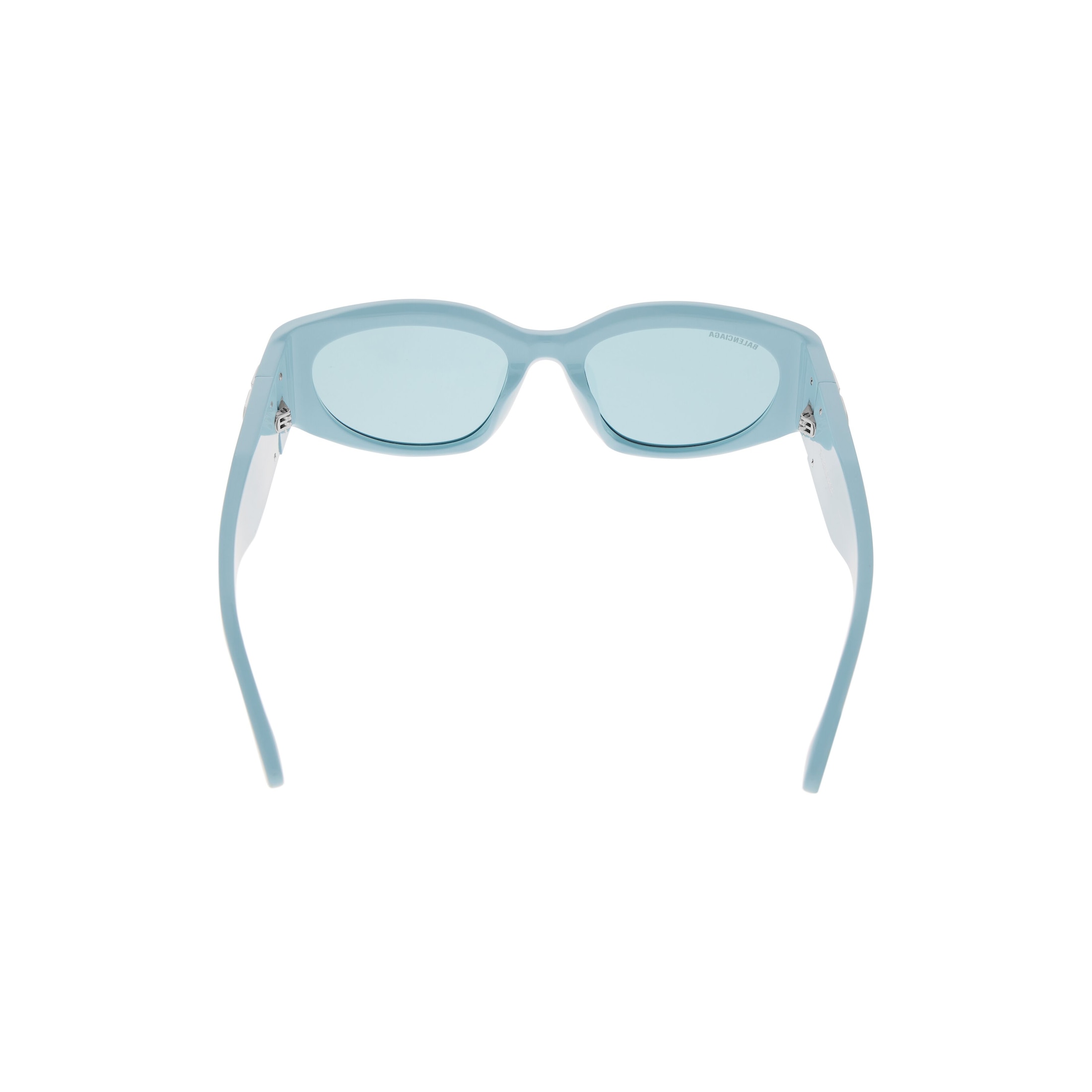 Women’s Bossy Round Af Sunglasses in Light Blue - Image 2